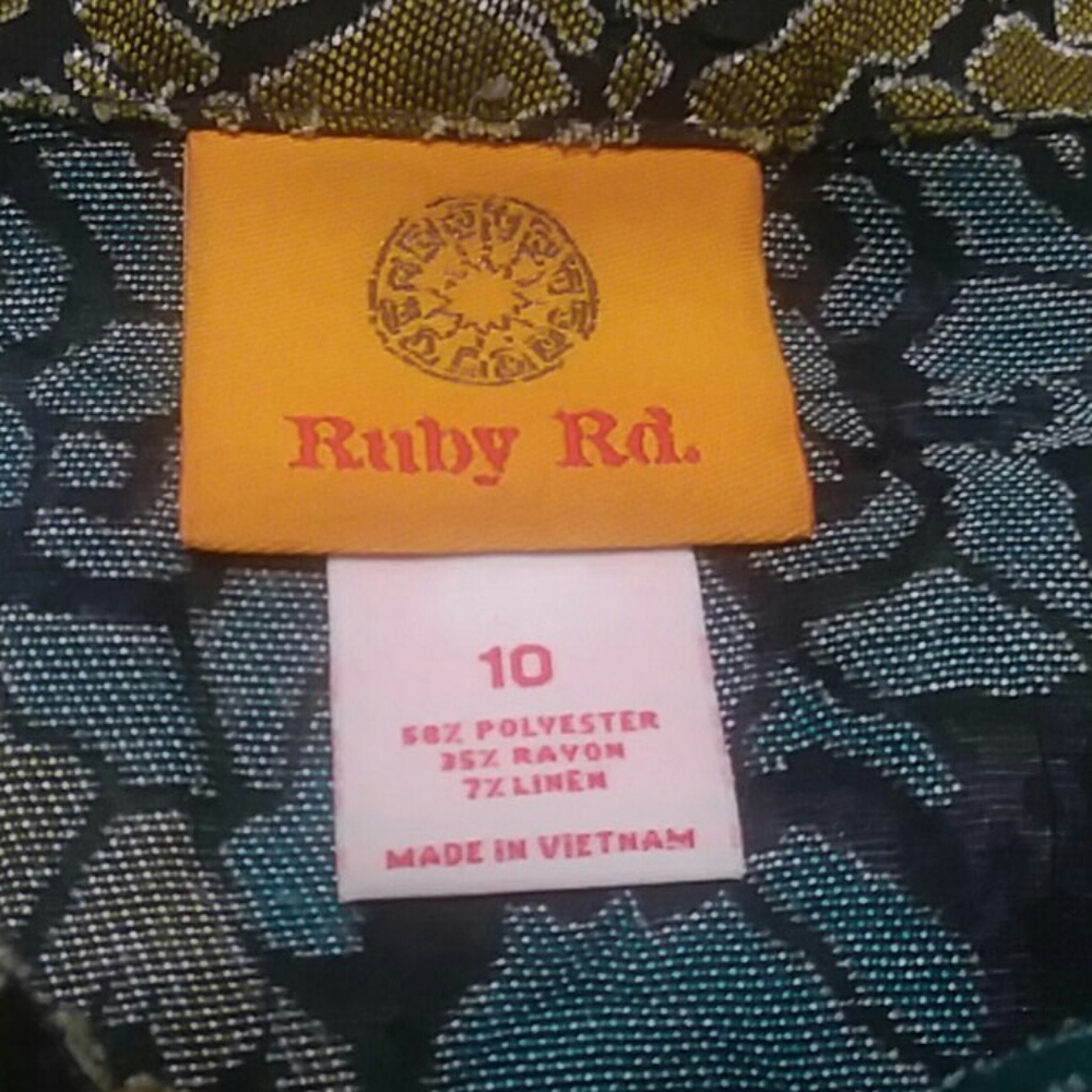 Ruby Rd burn out blouse - Picture 5 of 5